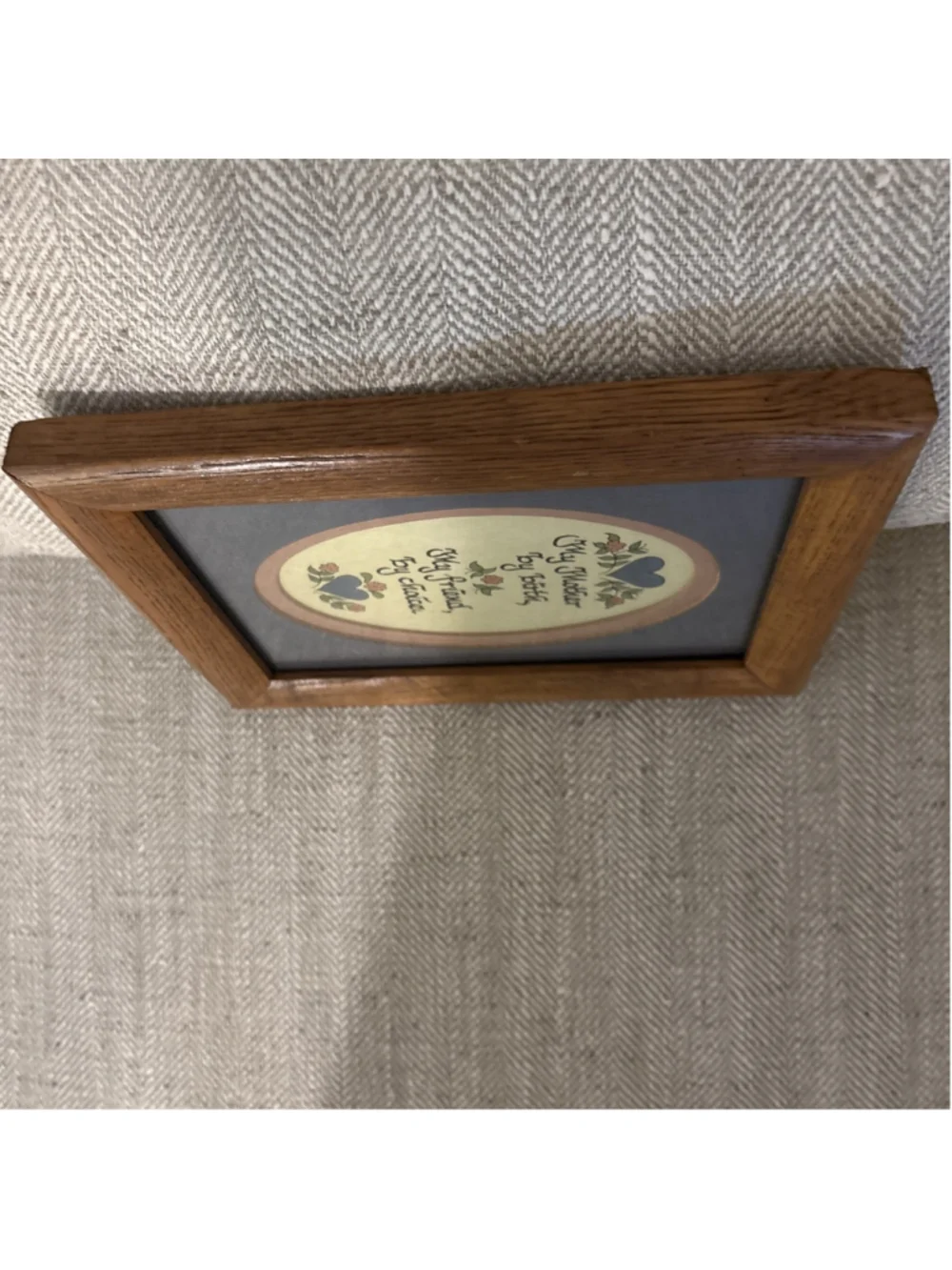 Framed Sentimental Piece Mother Country Decor 6.5”x8.5”